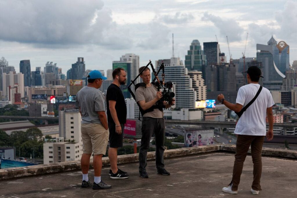 Behind The Scenes Bangkok Rooftop Shooting