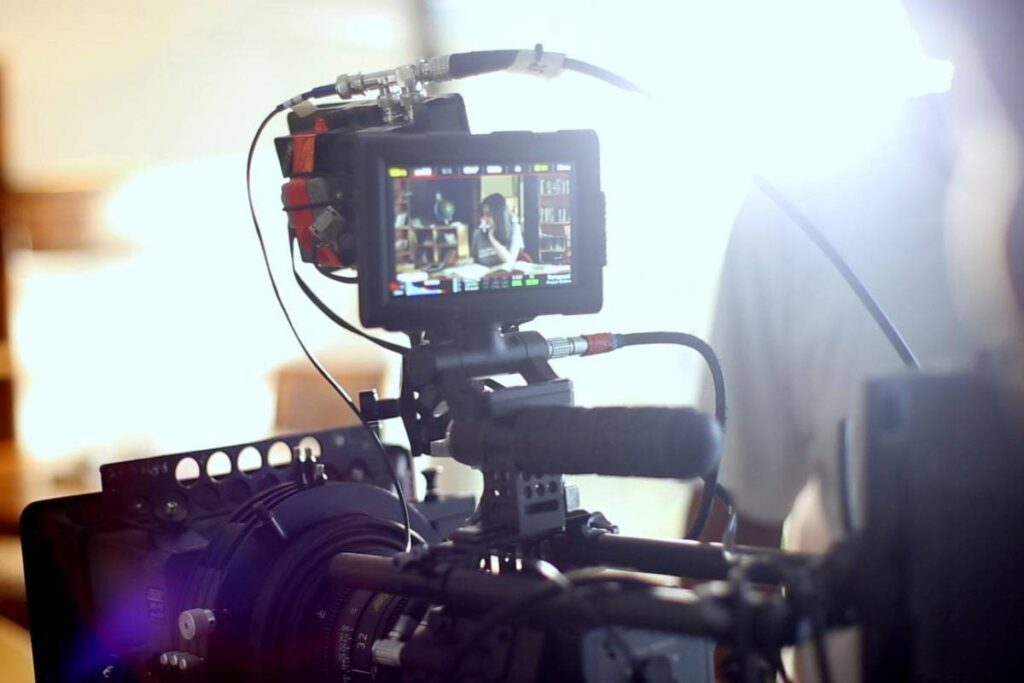 Myanmar Video production Crew and Equipment set up